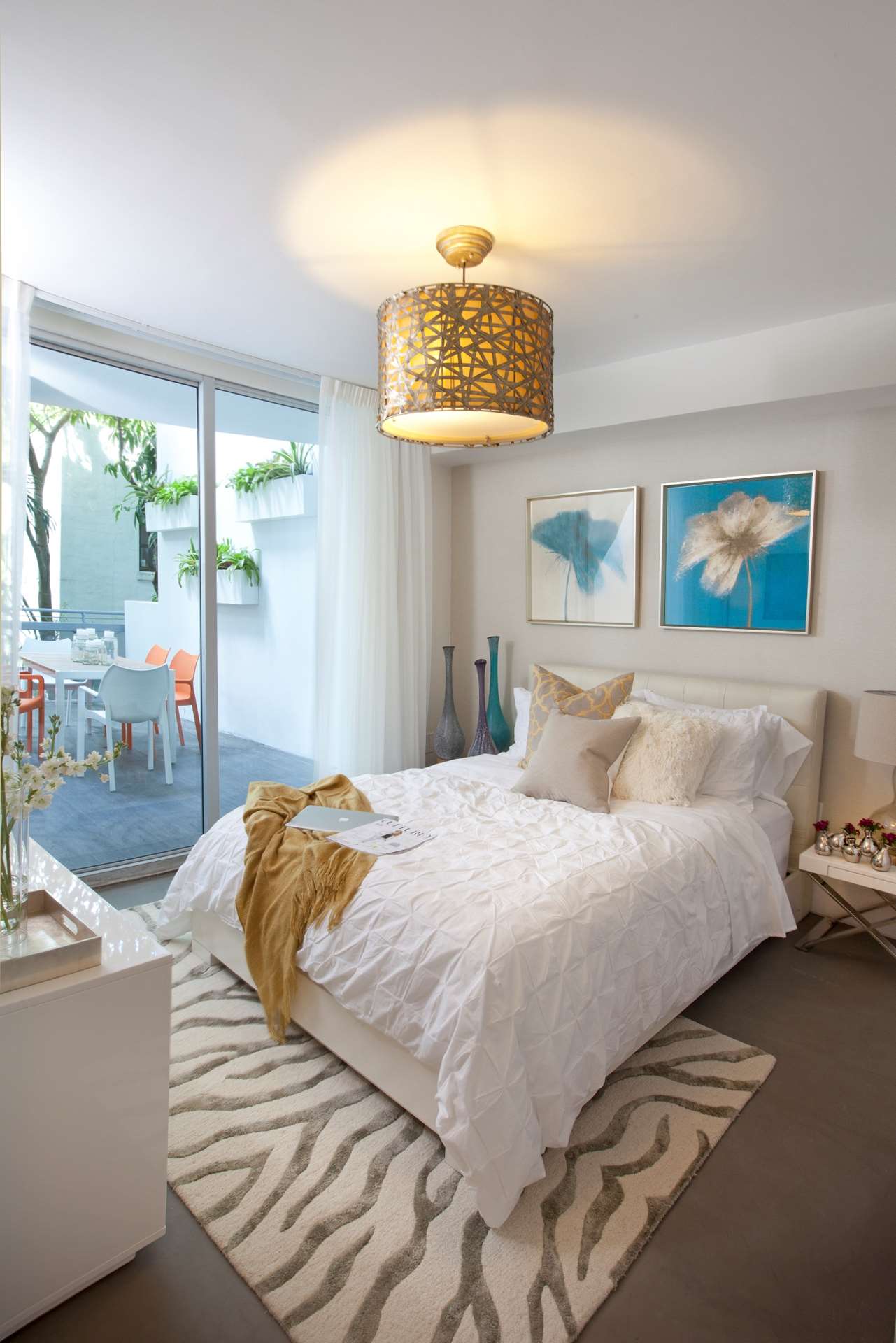 beach chic bedroom guest interior south bedrooms modern miami look interiors dkor dkorinteriors houzz review