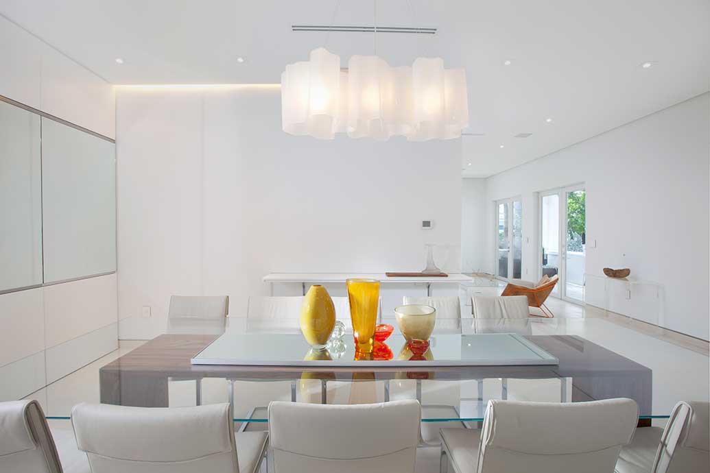Minimalist furniture design for a modern dining room