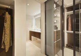 Contemporary Moody Home Master Bathroom