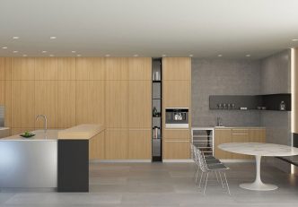 Contemporary Retreat: Kitchen & Breakfast Area Layout 3