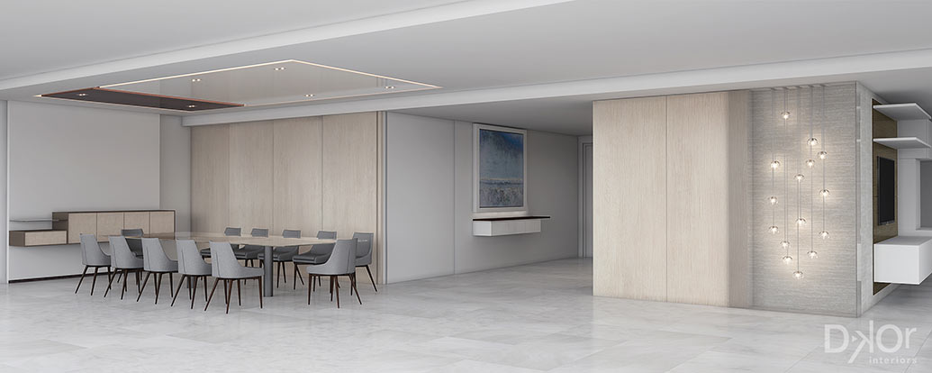 Condo Interior Design - Dining Room by DKOR Interiors