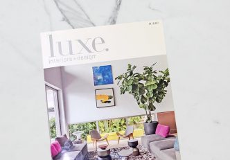 Luxe Magazine Cover - Interior Design Project