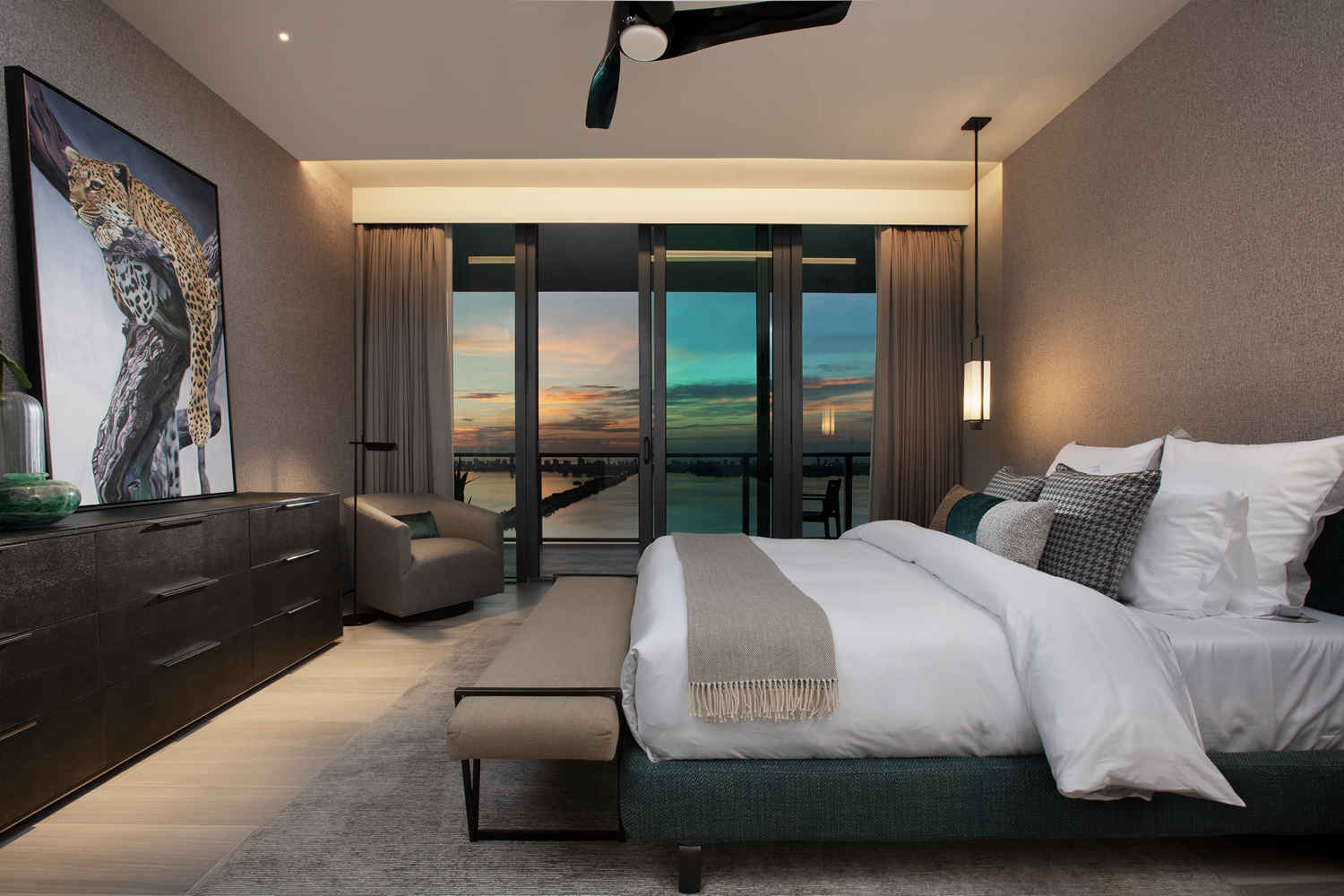 View of Asian Penthouse Design - Residential Project┃DKOR Interiors