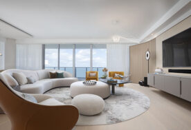 Modern Beachfront Living Room Design