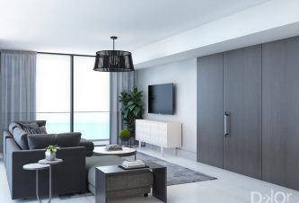 Living Room Design By DKOR Interior Design Team