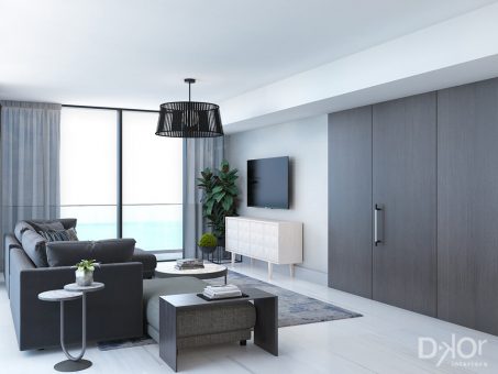 Living Room Design By DKOR Interior Design Team