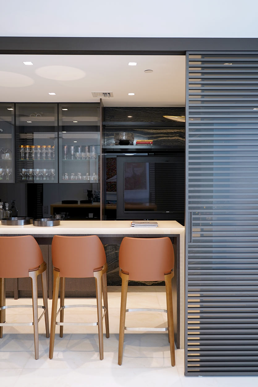 Modern Home Bar Design by DKOR Interiors