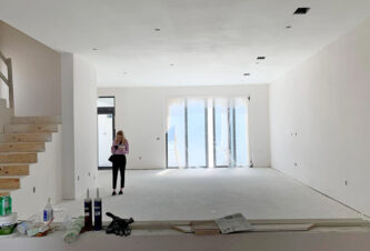 Interior Designers' Site Visit To An In-progress Home In Canarias Doral.