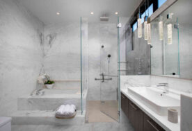 All White Marble Bathroom Design For A Timeless And Elegant Look