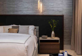 Luxury Bedroom Design With Dark Tones In A Halladale Beach Home