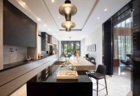 Elegant Open Floor Plan Kitchen Design In A Hallandale Beach Home