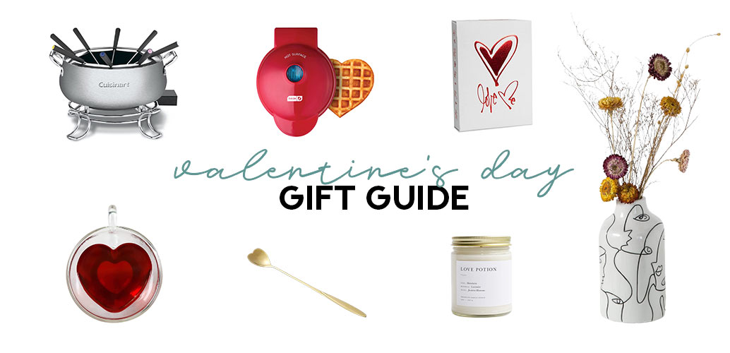 Valentine's Day Gift Guide cover page.