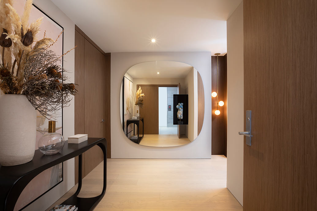 Condo Foyer Design by Miami Designers