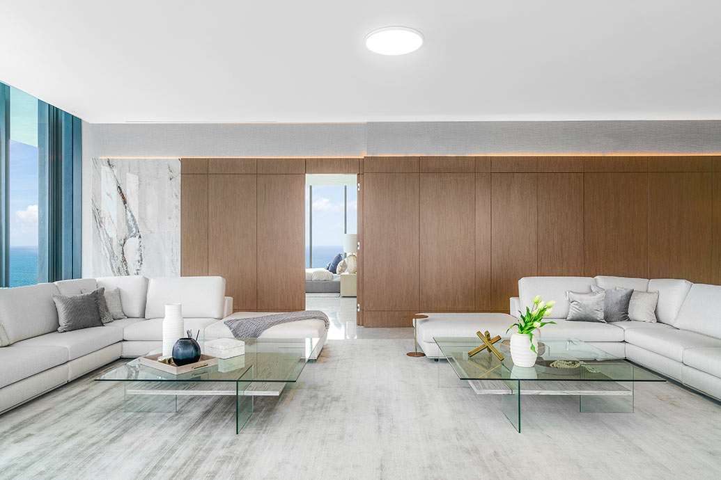 Luxury Penthouse Interiors by Miami-Based Residential Design Firm