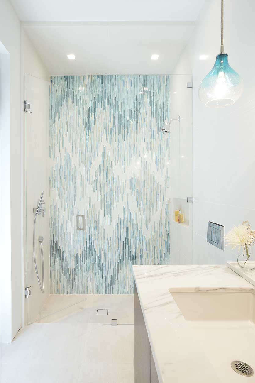 baby blue shower design