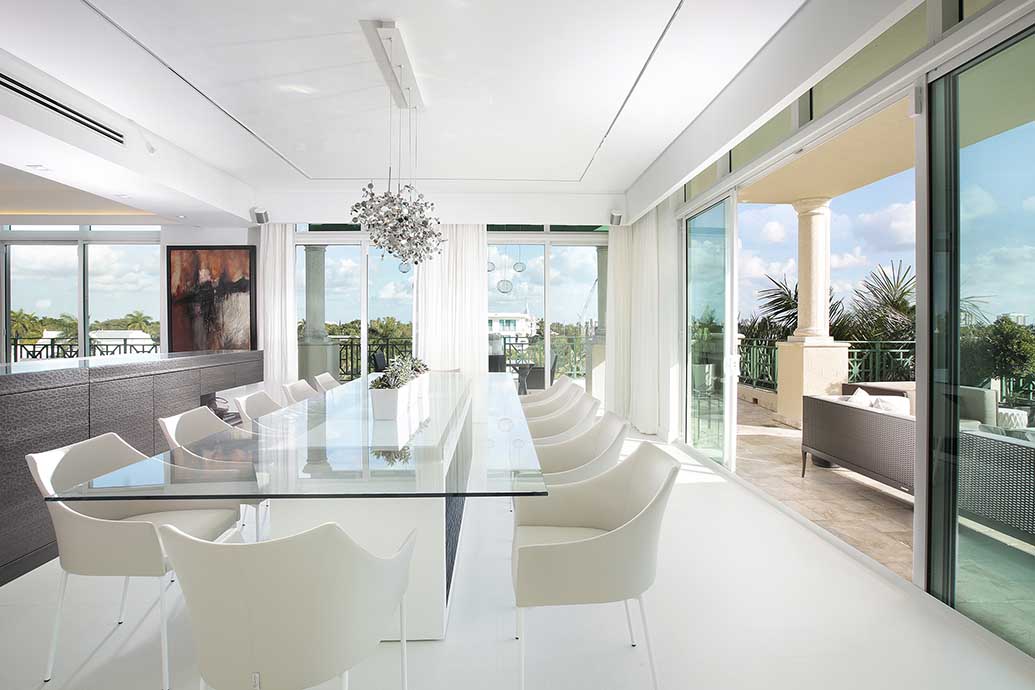 modern white dining chairs