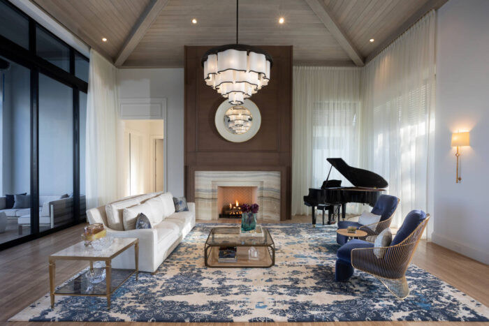 Transitional Home Living Room