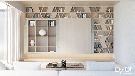 wooden bookshelf design