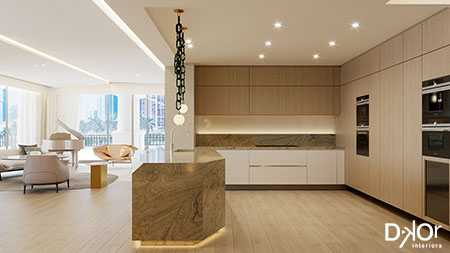 Fisher Island Condo Inspired by the Sea | DKOR Interiors