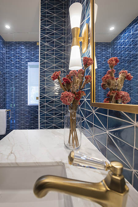 Traditional Bathroom with a Modern Twist by DKOR Interiors