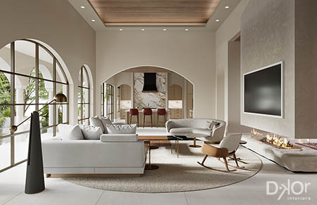white living room