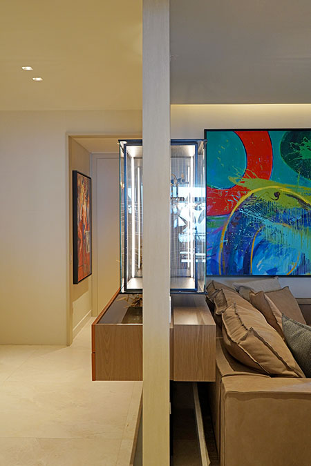 Homes with Art: Condo with Art Installation | DKOR Interiors
