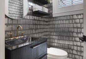 Sophisticated Florida Black Bathroom Design