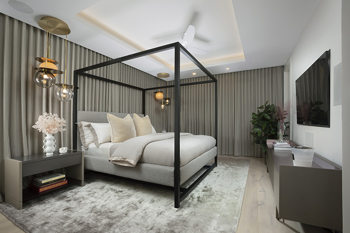 Sophisticated Home Master bedroom design After