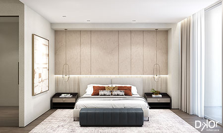Master Bedroom Interior Design by DKOR Interiors