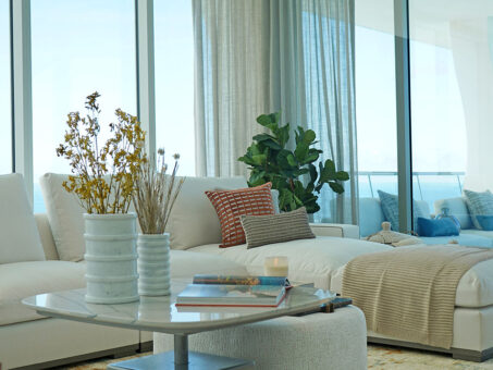Living Room Design In Sunny Isles Florida