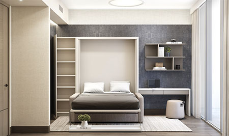 A Multifunctional Bedroom Design in Florida