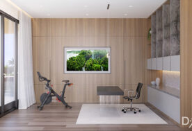 Boca Raton Home Interior Design Meditation Room