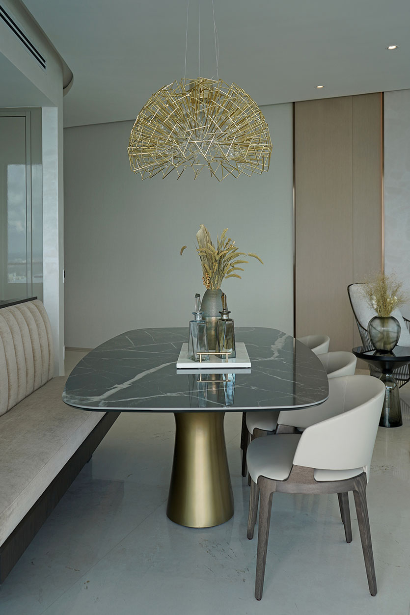 Dining room interior design by DKOR Interiors