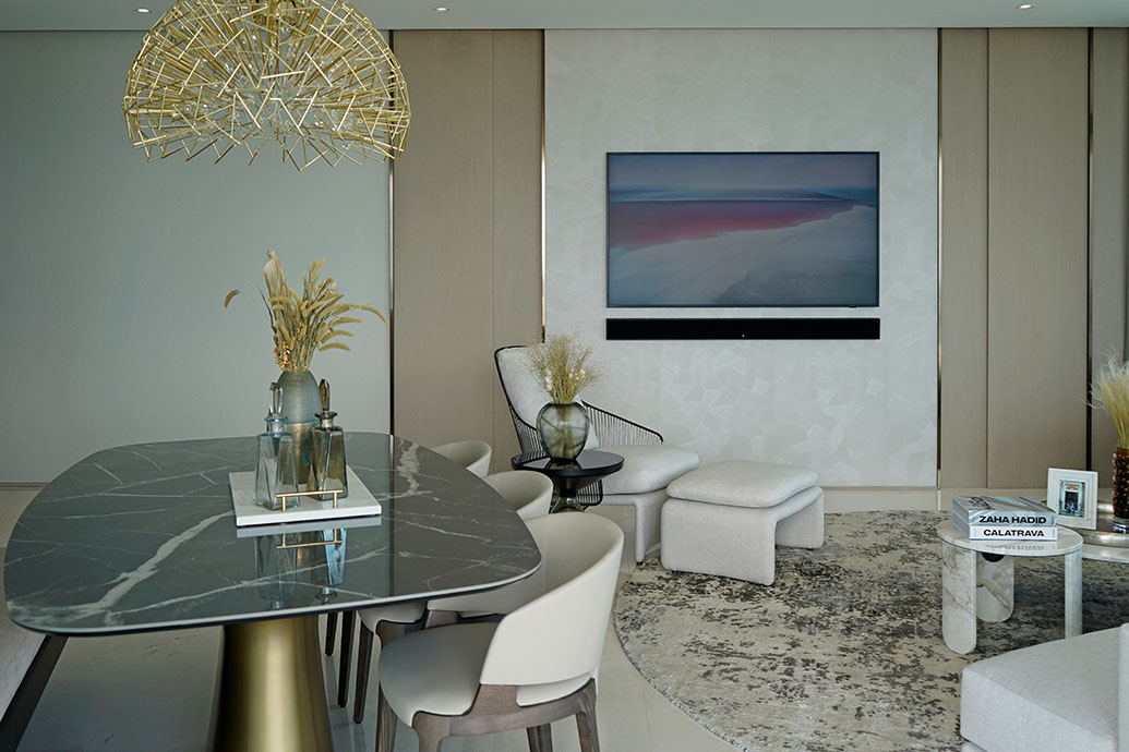 Dining Room Inspired by Treasures of the Sea | DKOR Interiors