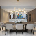 A Creative Turnberry Sunny Isles Dining Room Interior Design
