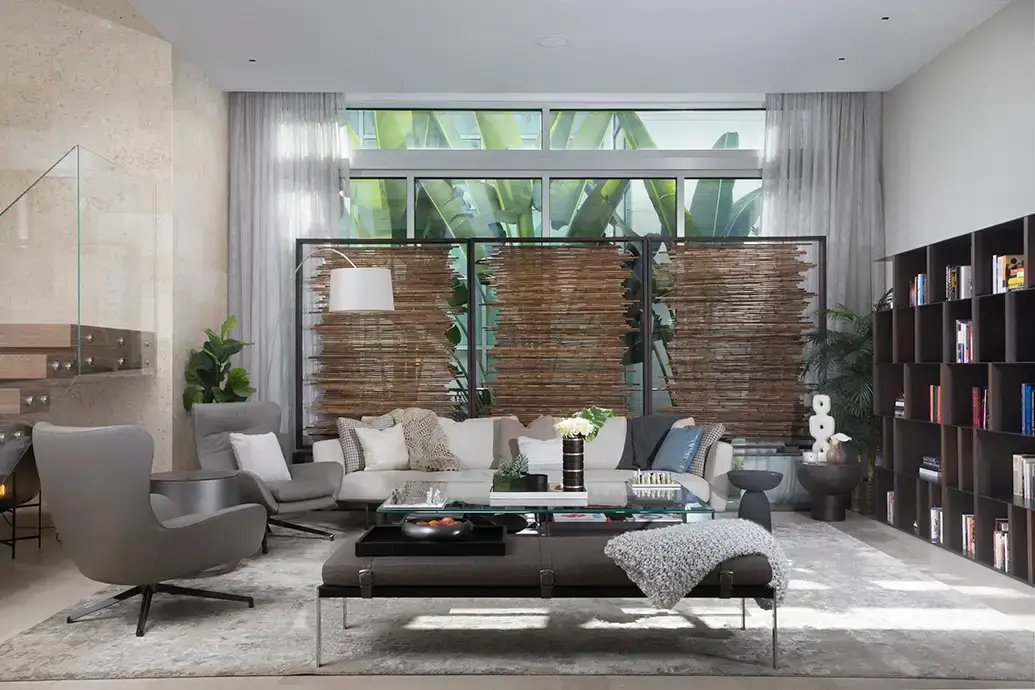 Surfside Residence Decor that Embraces Nature's Beauty