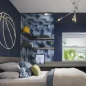 Transforming Children’s Bedrooms With Wallpaper And Light Fixtures