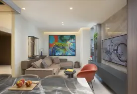 Turnberry Ocean Elegant Home Design TV Room