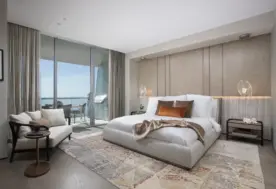 Turnberry Ocean Elegant Condo Design - Master Bedroom