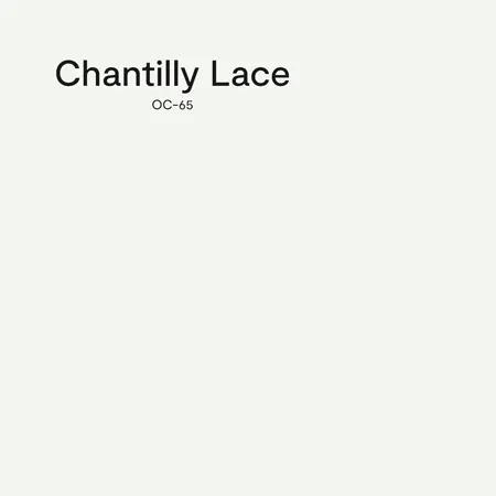 Chantilly Lace White Paint Selection