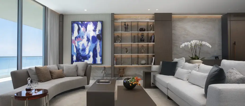 Elegant Living Room Design By DKOR Interiors