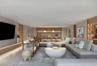 Luxury Social Room Design By DKOR Commercial Design Team