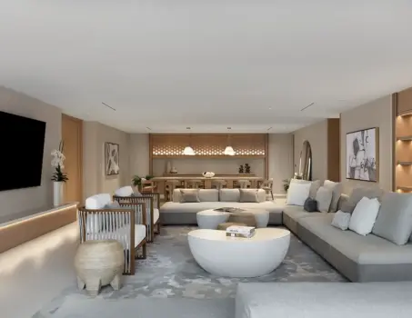 Luxury Social Room Design By DKOR Commercial Design Team