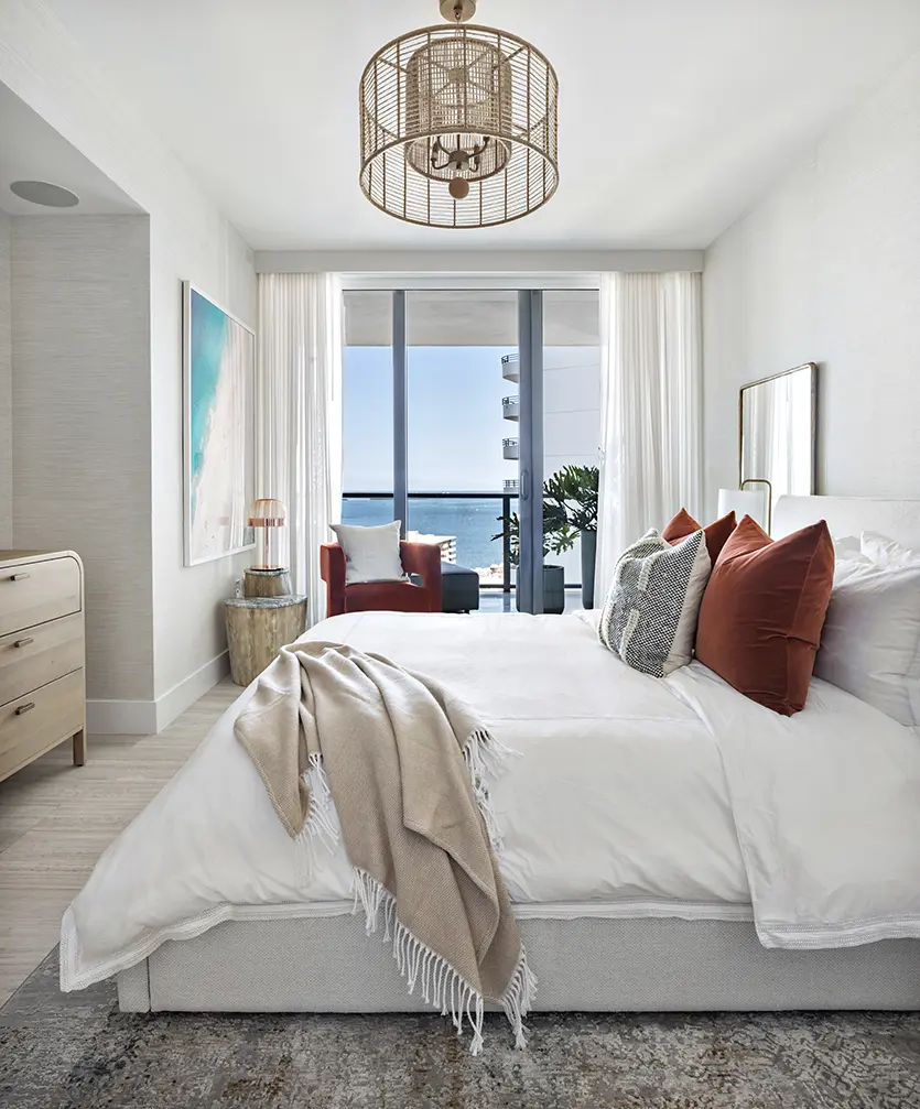 California Cool Bedroom Vibes in Brickell Miami